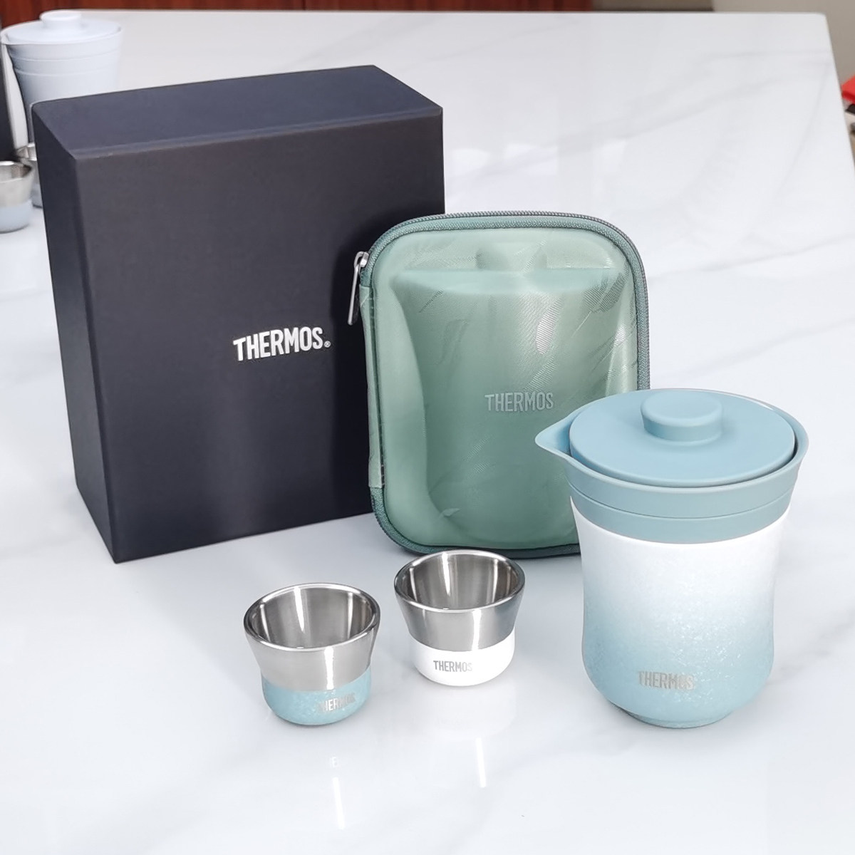 膳魔师水杯陶瓷涂层旅行茶具户外便携露营泡茶送礼盒装TCMU,淘宝优惠券,粉丝福利购,淘宝优惠卷