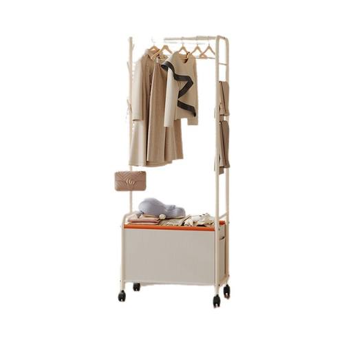 简易衣帽架落地立式出租屋临时可移动晾衣架衣服收纳架新款挂衣架 - 图3