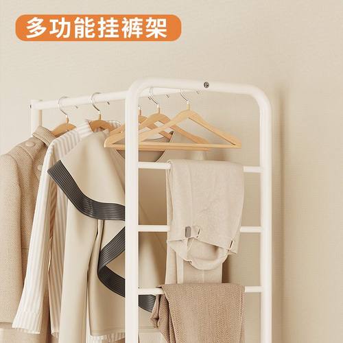 简易衣帽架落地立式出租屋临时可移动晾衣架衣服收纳架新款挂衣架 - 图1