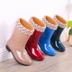 Mid-tube rain boots for women, all-season fashionable rain boots