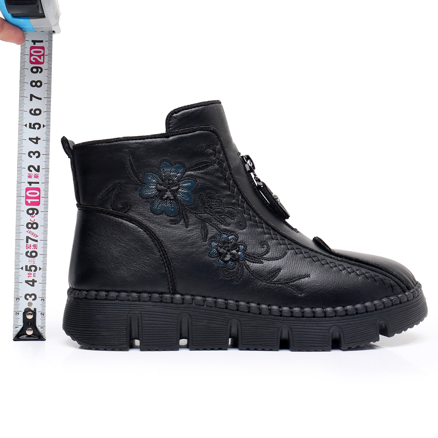 老北京布鞋女棉鞋冬季加绒保暖防滑牛筋底中老年妈妈大码高帮棉靴,淘宝优惠券,粉丝福利购,淘宝优惠卷