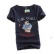 ເສື້ອທີເຊີດແຂນສັ້ນ Cartoon round neck pure cotton short sleeve for women sweet half sleeve