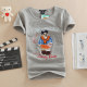 ເສື້ອທີເຊີດແຂນສັ້ນ Cartoon round neck pure cotton short sleeve for women sweet half sleeve