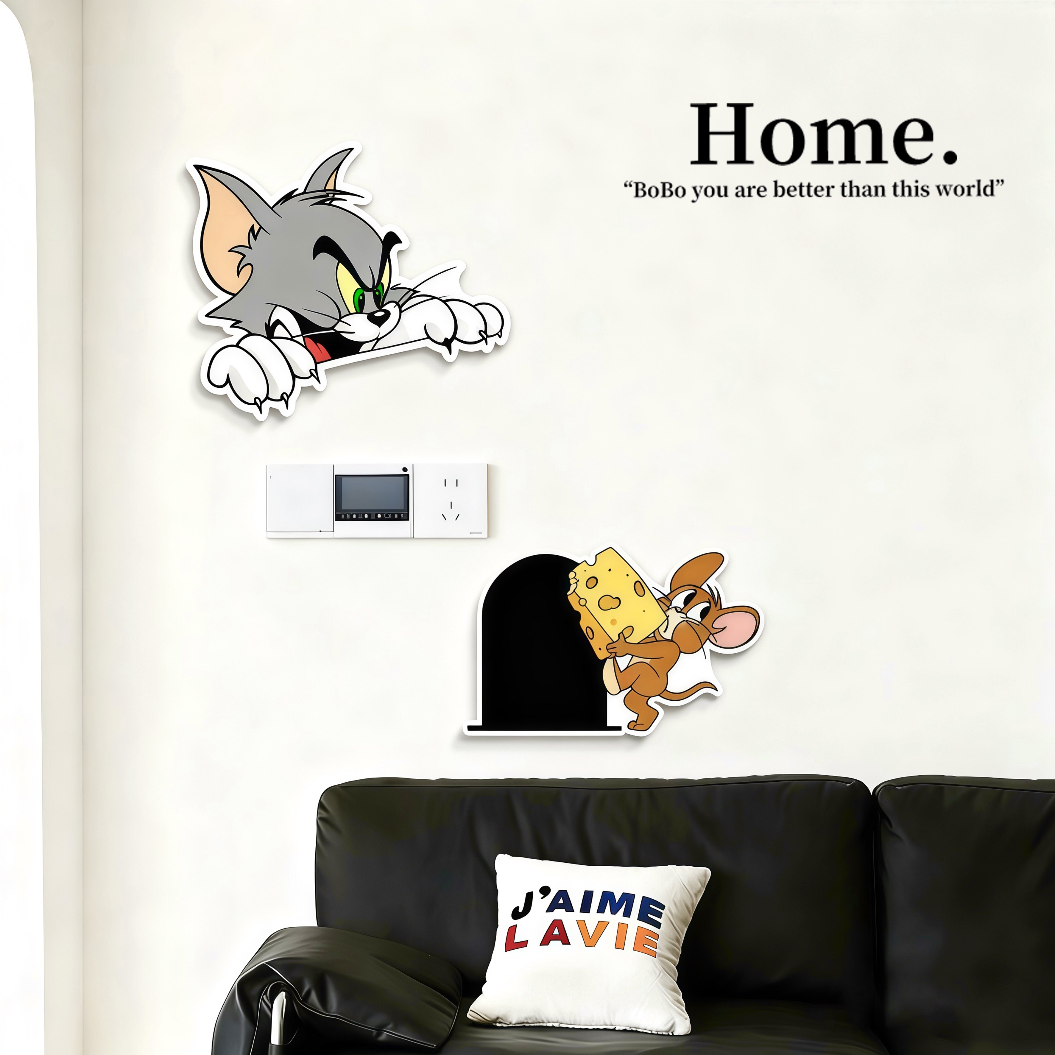 亚克力贴画墙贴纸墙面遮丑美化装饰补洞神器贴画改造高级感可爱,淘宝优惠券,粉丝福利购,淘宝优惠卷