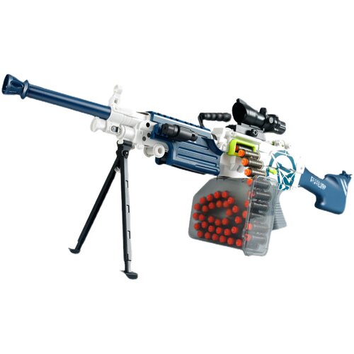 m249轻机枪手自一体大菠萝电动连发软弹枪软蛋机关仿真儿童玩具枪 - 图3
