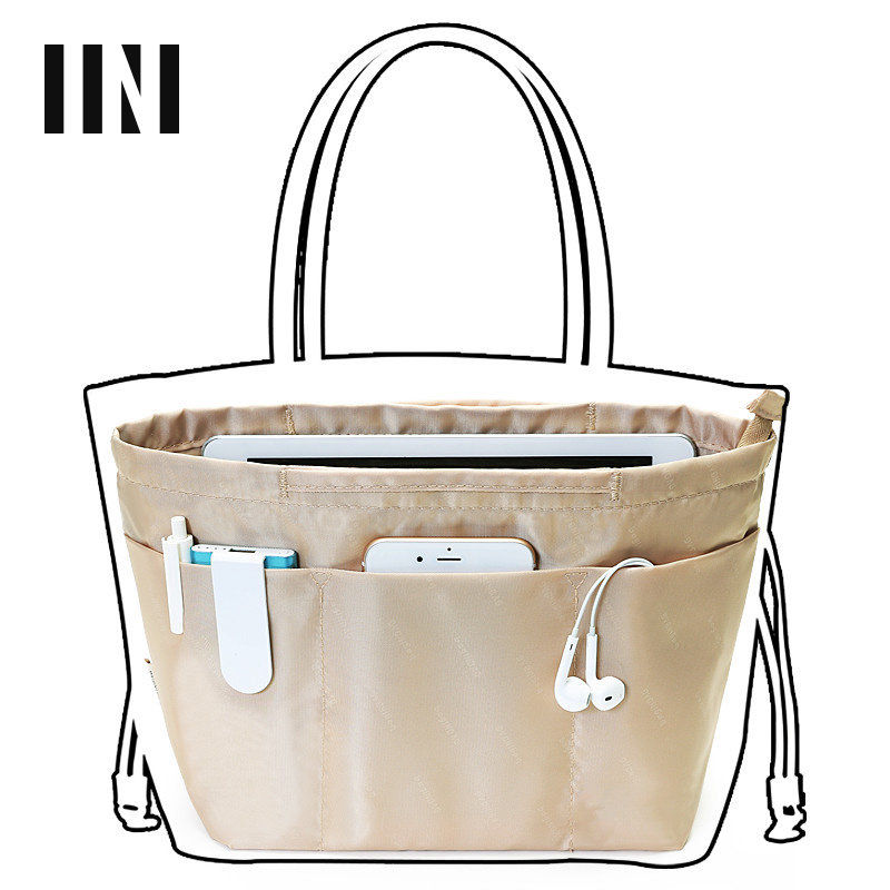 BagINBAG finishing ultra-light Longchamp bag mid-bag