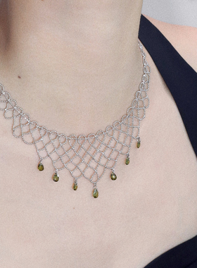 原创设计锁骨链5A级轻奢锆石项链