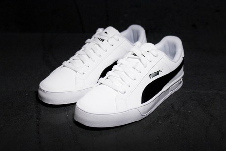 puma pure white shoes