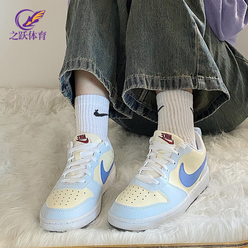 Nike/耐克 Court Borough Low 女子轻便防滑休闲板鞋 FV8120-141 - 图2