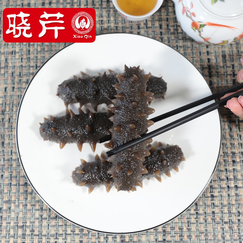 晓芹旗舰店晓芹海参 大连即食海参礼盒 30g/根 20只 配调味汁 海参礼箱1