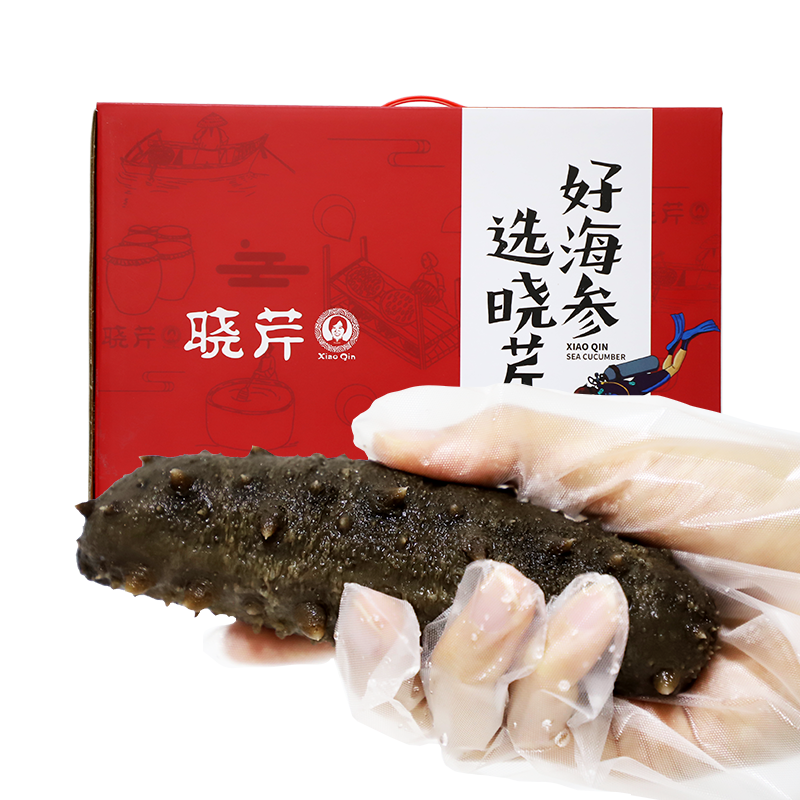 晓芹即食1000克 6-12只大连王海参 晓芹海参