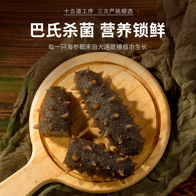 晓芹大连即食500克冷冻大连海刺参 晓芹海参