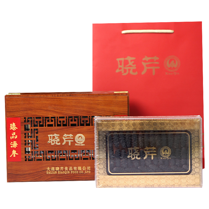 晓芹旗舰店【双11预售】晓芹干海参礼盒深海海参干货100克30-40头辽刺参3