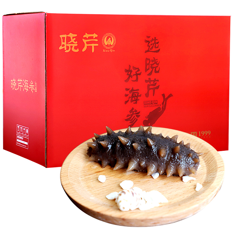 晓芹旗舰店晓芹海参 大连晓芹即食海参 冷冻即食海参1800克30只海参礼盒3