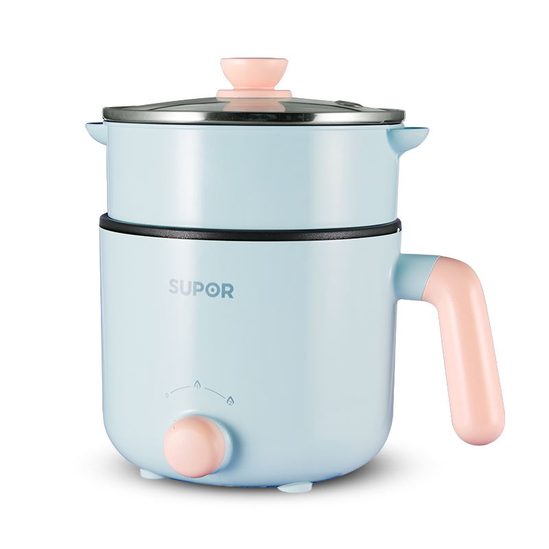 苏泊尔天居专卖店苏泊尔电煮锅宿舍学生锅多功能小电锅小功率电热火锅煮面神器家用0