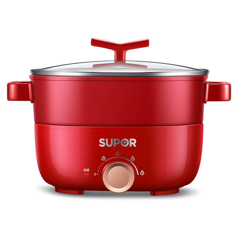 苏泊尔天居专卖店苏泊尔电火锅锅多功能可拆洗家用一体锅分体式小型电煮热炒锅网红0