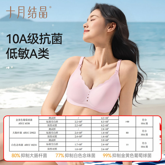 October Crystal Xiaoliangpi Lightweight Nursing Bra