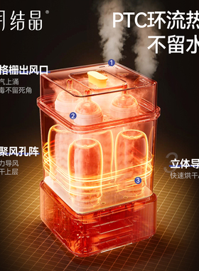 十月结晶消毒柜宝宝专用蒸汽消毒
