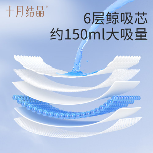 十月结晶防溢乳垫超薄一次性溢乳垫哺乳期防漏奶垫透气乳贴夏季 - 图3