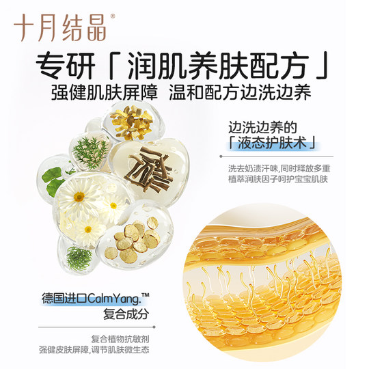 October Crystal Baby Shower Gel Two-in-One