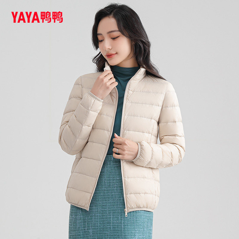 鸭鸭2022年秋冬季新款短款羽绒服 鸭鸭羽绒服