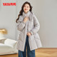 YaYa fashion casual hooded thickened down jacket for women