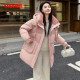 YaYa fashion mid-length hooded down jacket
