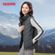 Duck duck short stand collar down vest, same style for men and women
