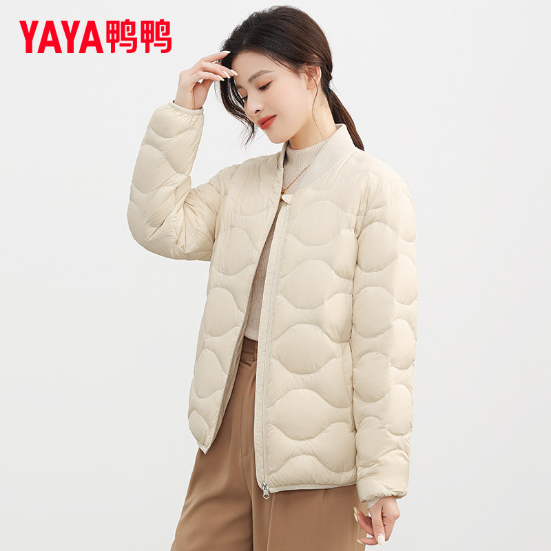 鸭鸭2022冬季新品短款90绒j羽绒服 鸭鸭羽绒服