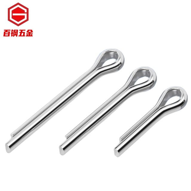304 stainless steel open pin elastic hair clip