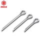 304 stainless steel open pin elastic hair clip
