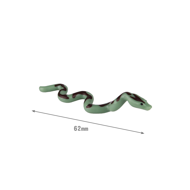 MOC小颗粒积木动物38801蟒蛇花蛇蛇积木场景森林河流零配件-图1