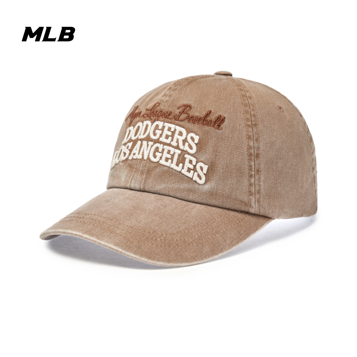 MLB韩国正品男女休闲帽虞书欣同款软顶棒球帽25秋季水洗做旧帽子 - 图1