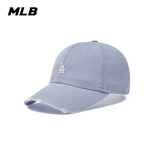 韩国MLB专柜正品男女破洞百搭显脸小迷你复古软顶棒球帽春季新款 - 图1