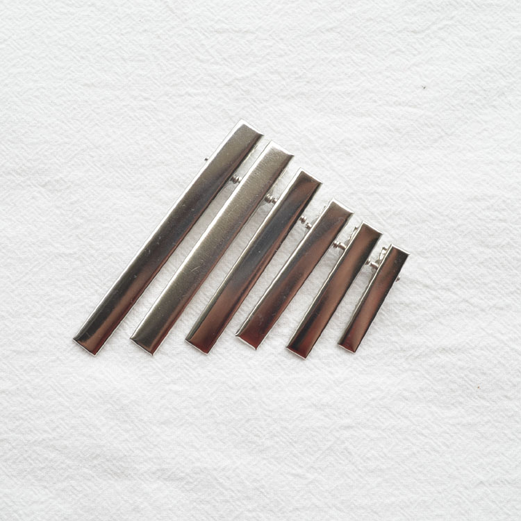 手工DIY发夹材料 发饰配件热卖 蝴蝶结夹子压夹边夹 鸭嘴夹方头夹 - 图1