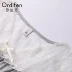 Quần yếm nữ mùa hè Odifen thoải mái mặc đồ ngủ bằng vải cotton phục vụ tại nhà - Đêm đầm