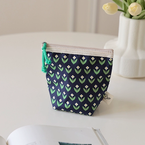 Ткань в форме цветка, кошелек, маленькая сумка через плечо, портативная сумка-органайзер, маленькая сумка клатч для школьников, пенал