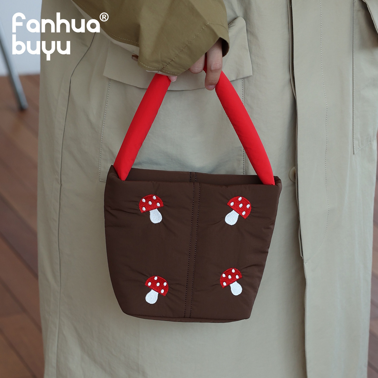 梵花不语新款可爱羽绒包包简约小容量手提包女出门上班杂物小拎包,淘宝优惠券,粉丝福利购,淘宝优惠卷