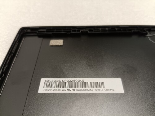 联想Thinkpad L13 L13 Gen2 S2 2020款 A壳 面盖 黑色 5CB0S95343 - 图1