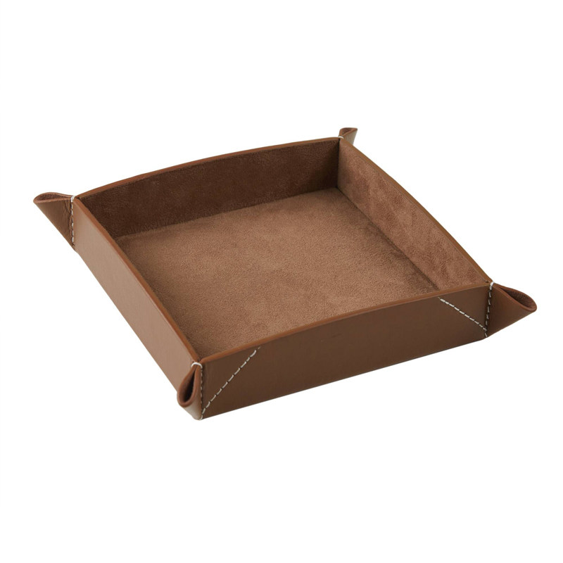 HarborHouse美式家居书房客厅桌面收纳盘整理纸巾盒皮质Pete,淘宝优惠券,粉丝福利购,淘宝优惠卷