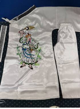 二爷衣服半袖童袍七八定制