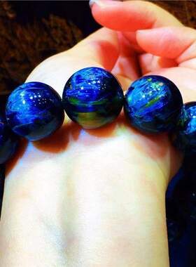 2025收藏级彼得石蓝猫眼石手链