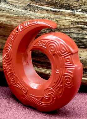 朱砂时来运转吊坠精工本命年守护红砂项链坠平安扣高纯度缘来自在