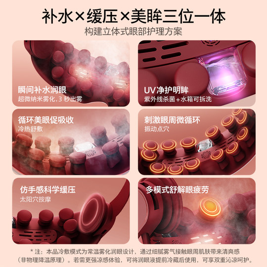 Philips eye massager protects eyes, moisturizes eyes, relieves fatigue, mist steam eye mask, beautiful eye mask, Christmas gift