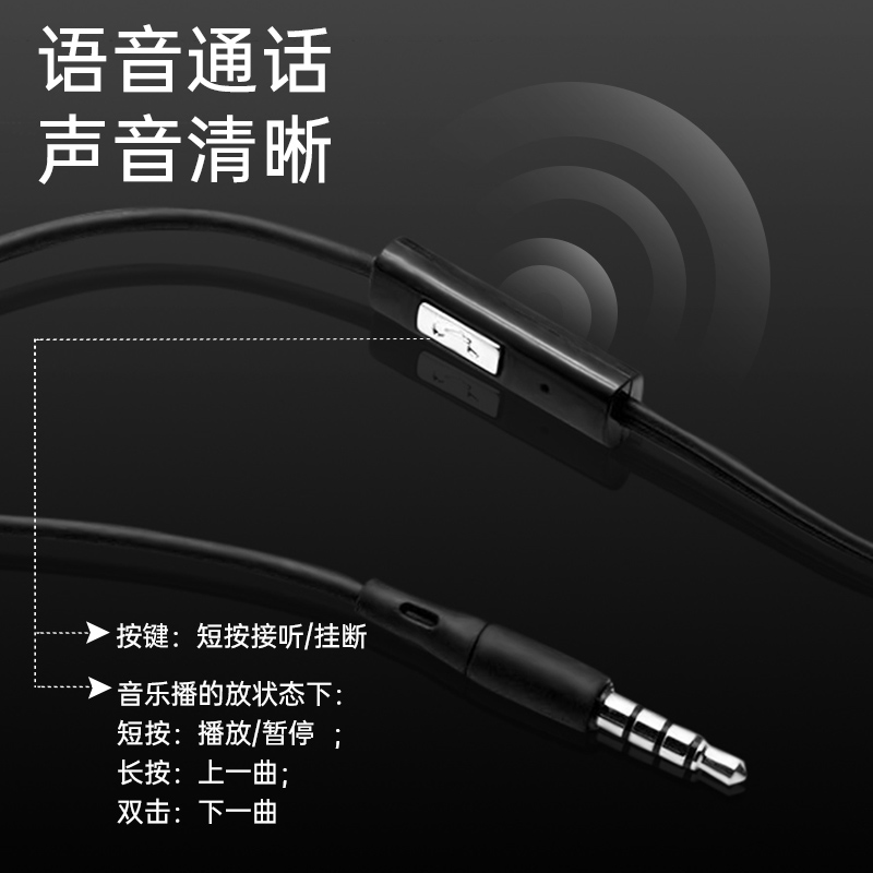 飞利浦SHE1515耳机有线入耳适用华为苹果oppo小米3.5接口安卓通话-图3