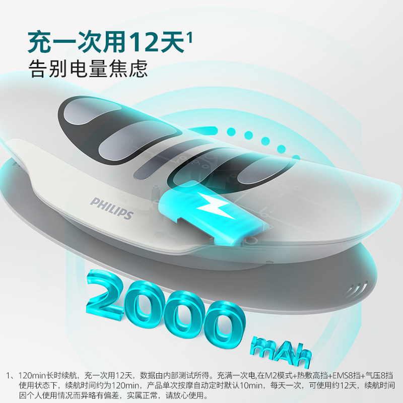 飞利浦腰部按摩仪器护腰理敷疗缓解腰间盘腰椎腰肌劳损男女生礼物