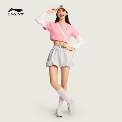 李宁浮舟丨休闲鞋女鞋2026新品夏季小白鞋厚底增高学生运动鞋板鞋 - 图2