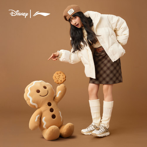 李宁曲奇鞋丨休闲鞋老爹鞋女冬季新款圣诞节厚底圆头鞋板鞋运动鞋 - 图2