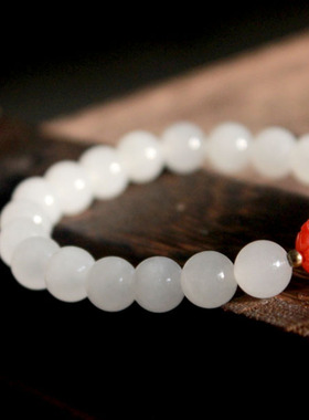 新款包邮推荐手链如烟和田玉手串