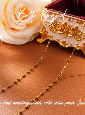 钛钢项链 【柏荼】 钢·轻奢手工 WX0642项链·中长